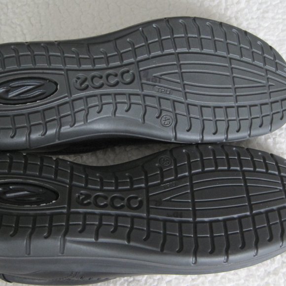 Ecco Seawalker NEW BLACK Leather Oxford Shoes Size EU 43(US 9-9.5)